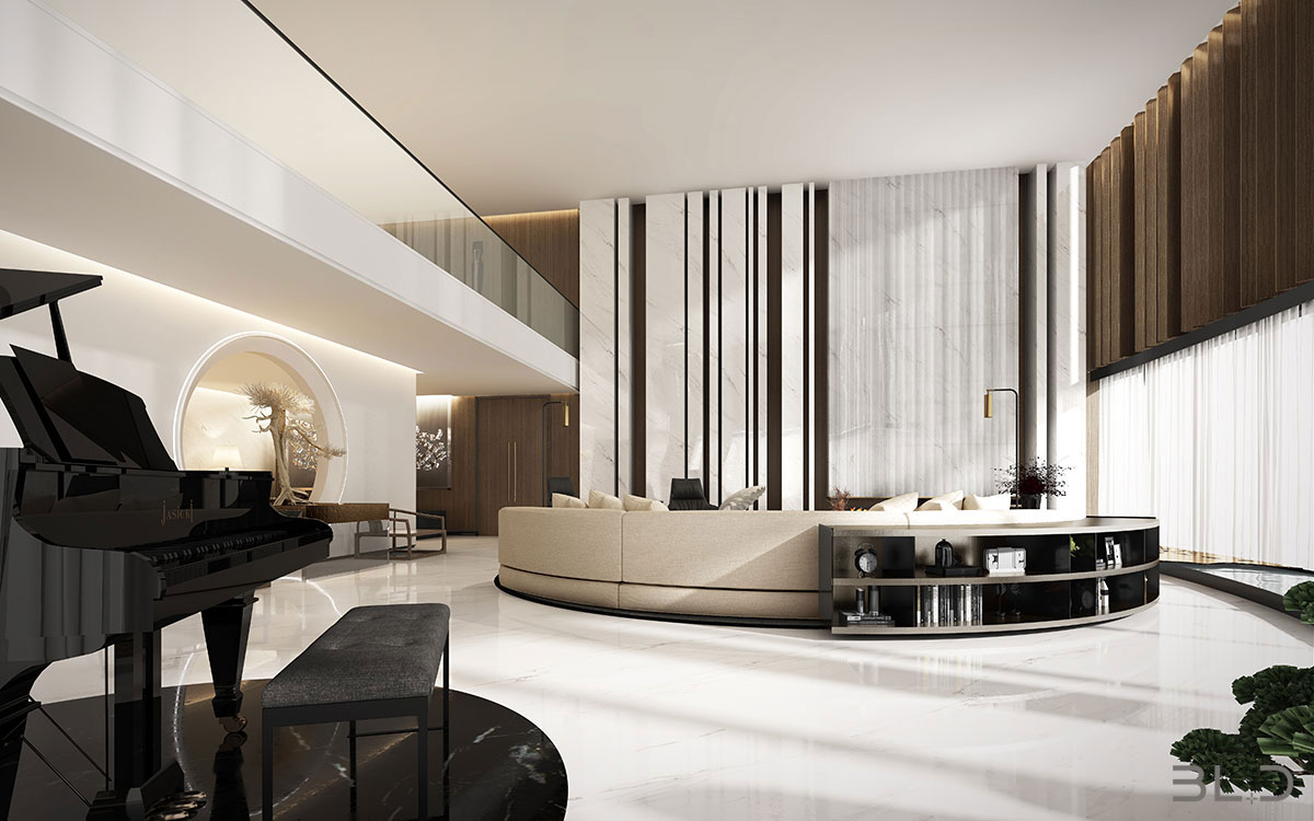 北京大興獨棟別墅中式裝修設計效果圖及說明「多圖」