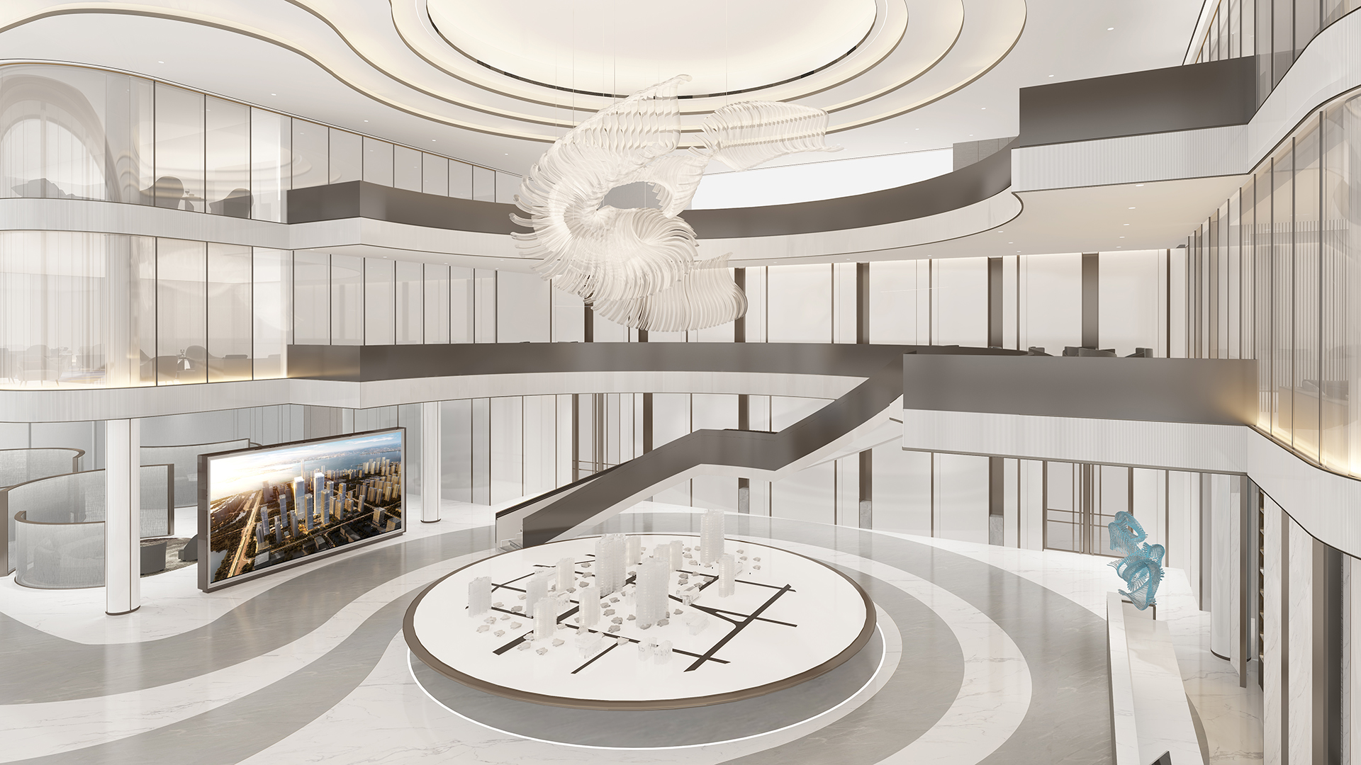 恒力環企售樓處設計，軟裝陳設設計方案「圖」