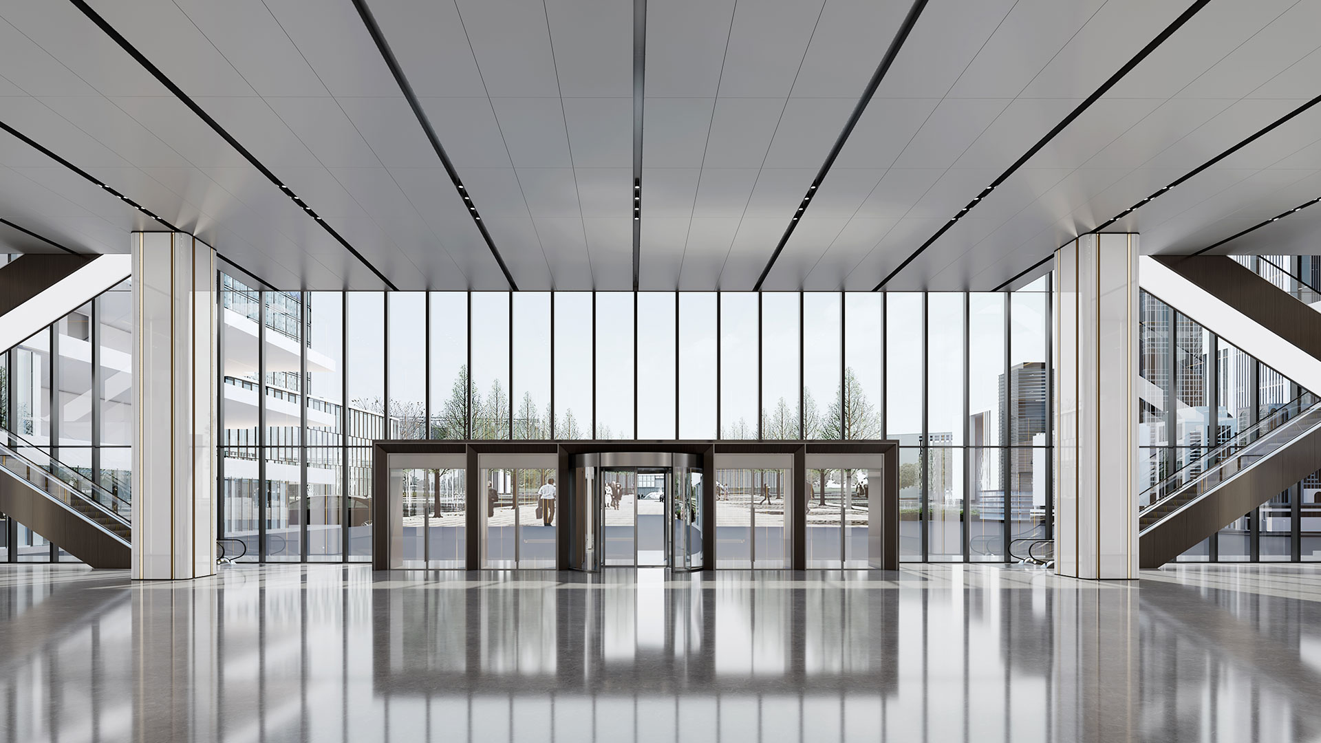 大連·恒力維多利亞寫字樓辦公設計效果圖