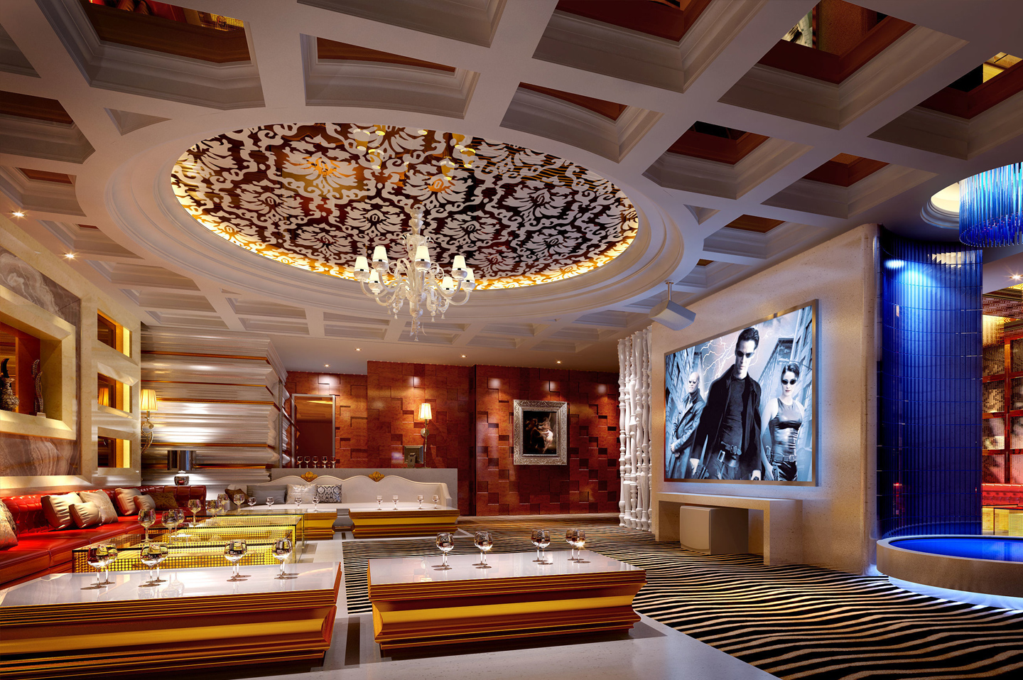 夜總會照明設計效果圖