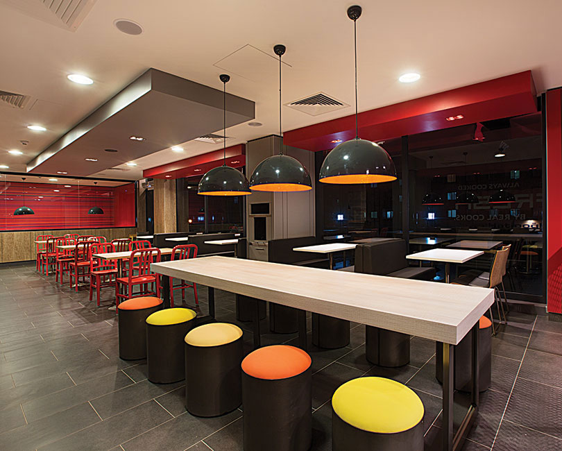 24小時快餐便利店室內設計