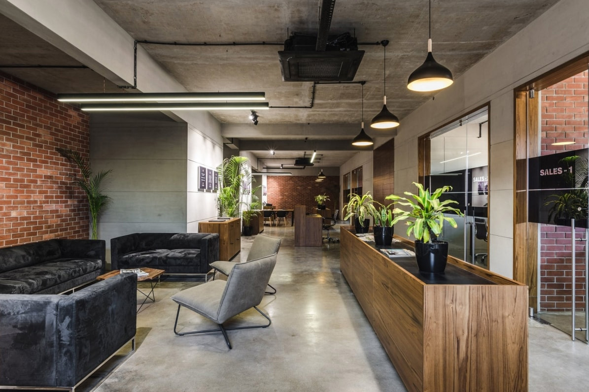 地產公司辦公室設計效果圖