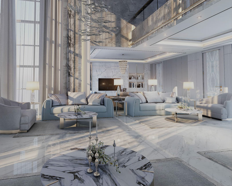 為別墅客廳設(shè)計(jì)增添奢華氣息的方法